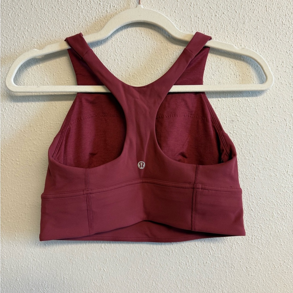 lululemon athletica Dark Red Sports Bra
